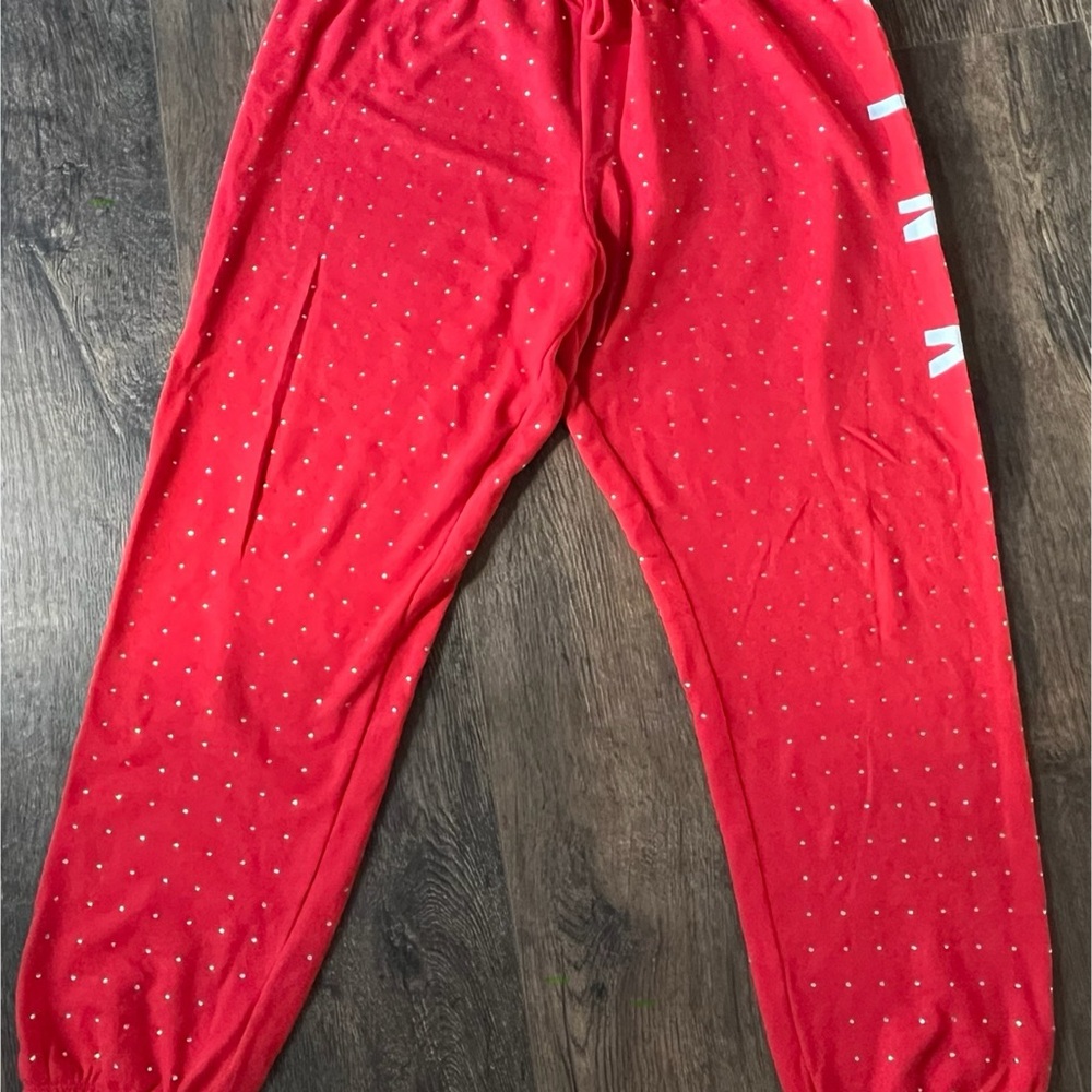 PINK Red Diamond Jogger Pants